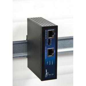 Z ALLNET PoE Injektor Industrial Gigabit / PoE af/at & PoE 60 W(Microsemi) (15,4W/30W/60W) / DIN / Power-Booster / Metal