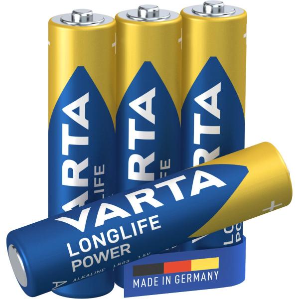 Batterie AAA (LR03) 1.5V *Varta* High Energy - 4-Pack 04903121414