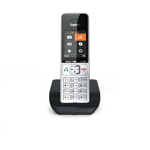 Gigaset Comfort 500 Schnurloses Telefon Schwarz-silber S30852-H3003-B101 (4250366866611)