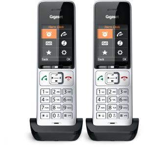 2 Gigaset Comfort 500hx Duo Zusatz-mobilteile Schwarz-silber L36852-H3061-R101 (4250366866079)