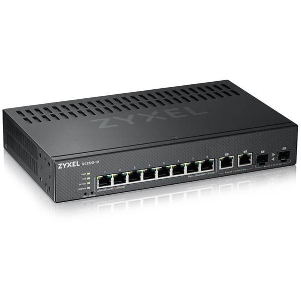 8+2P Zyxel GS2220-10 M RM GS2220-10-EU0101F