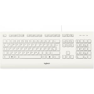 Logitech K280e - Tastatur - USB - Deutsch - weiß 920-008319