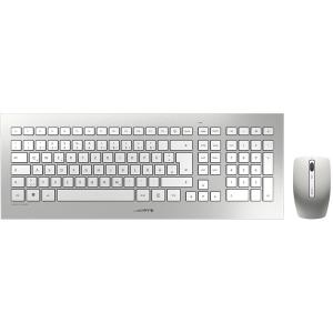 Cherry DW 8000 RF Wireless Silber Tastatur white QWERTZ DE JD-0310DE