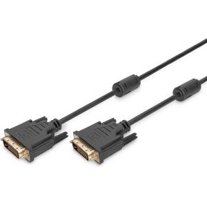 DIGITUS DVI-D-Kabel DVI(24+1) -> DVI(24+1) St/St 2.00m schw Polybeutel AK-320101-020-S