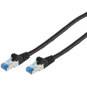 Patchkabel CAT6a RJ45 S/FTP PiMF 2m Schwarz 75712-S