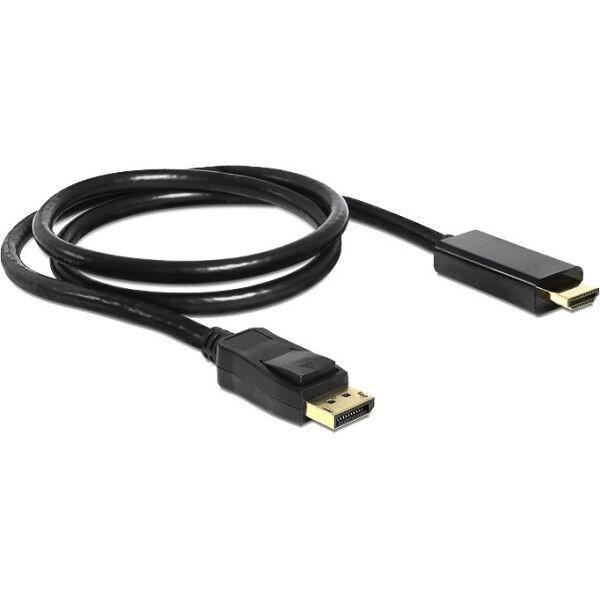 DisplayPort 1.2 > HDMI (ST-ST) 2m Adapterkabel 4K Schwarz 77492-2