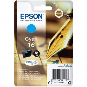 Original Epson Tintenpatrone cyan (,16,T1622,T16224012) C13T16224012 (8715946624907)
