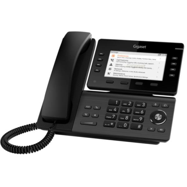 GIGASET P825 IP PRO IP Tischtelefon 12.7 cm 5 Zoll aufklappbares TFT-Farbdisplay USB 2x RJ45 Anschl. fr P800 KEY PRO Exp