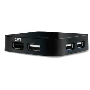 DUB-H4 4-Port USB2 Hub mit Netzteil schwarz retail DUB-H4/E