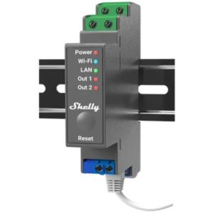 Shelly Relais "Pro 2" WLAN LAN Max. 25A 2 Kanäle 2 Phasen BT DIN-Rail Shelly_Pro_2