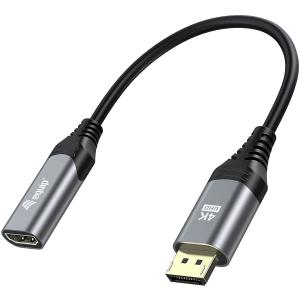 Equip Displayport->HDMI Adapter 1.2 St/Bu 4K/60Hz grau 133445