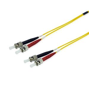 Equip LWL Patchkabel ST->ST 10.00m Singlemode Duplex OS2 ge Polybeutel 252236