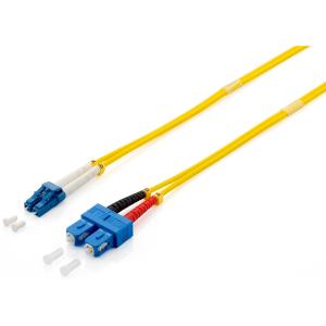 Equip LWL Patchkabel LC->SC 5.00m Singlemode Duplex OS2 ge Polybeutel 254335