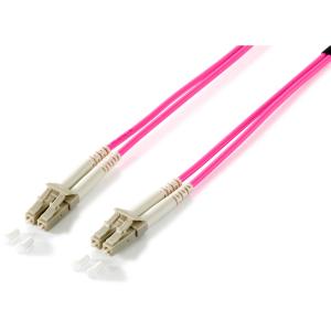 Equip LWL Patchkabel LC->LC 20.00m Multimode Duplex OM4 vio Polybeutel 255518