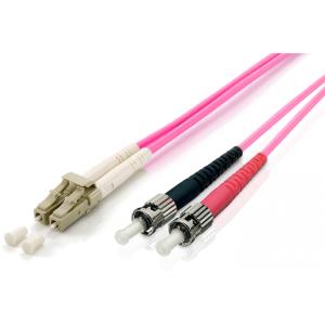 Equip LWL Patchkabel LC->ST 5.00m Multimode Duplex OM4 vi Polybeutel 255545