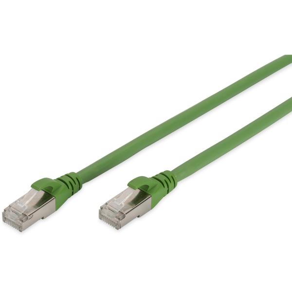 DIGITUS CAT 6A S/FTP Patchkabel, PUR (TPU), 1m, grün DK-1644-A-PUR-010