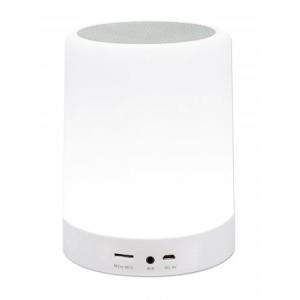MANHATTAN LED-Bluetooth-Lautsprecher LED-Licht mit drei Helligkeitsstufen und sechs Farben MicroSD-Kartenslot 3.5-mm-Kli