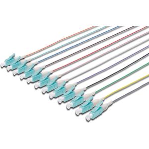 DIGITUS LWL Pigtails LC simplex OM3 12Stk 2.00m DK-25332-02/3