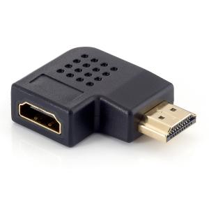 Equip HDMI Adapter A-B St/Bu 90 Grad gewinkelt sw Polybeutel 118910