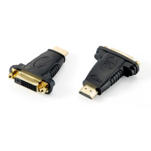 Equip HDMI Adapter A-DVI(24+1) St/Bu 1920x1080/60HZ sw Polybeutel 118909
