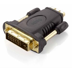 Equip HDMI Adapter A-DVI(24+1) Bu/St 1920 x 1200 sw Polybeutel 118908