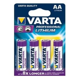 Batterie AA (LR6) 1.5V *Varta* Ultra Lithium - 4-Pack 06106301404