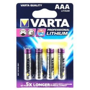 Batterie AAA (LR03) 1.5V *Varta* Ultra Lithium - 4-Pack 06103301404