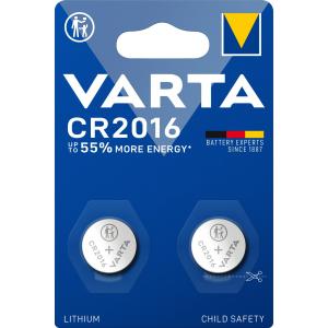 Batterie Knopfzelle CR2016 *Varta* 2-Pack 06016101402