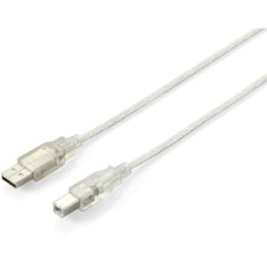 USB 2.0 Cable Type A Male to Type B Male 1,8m equip 128650 (4015867107966)
