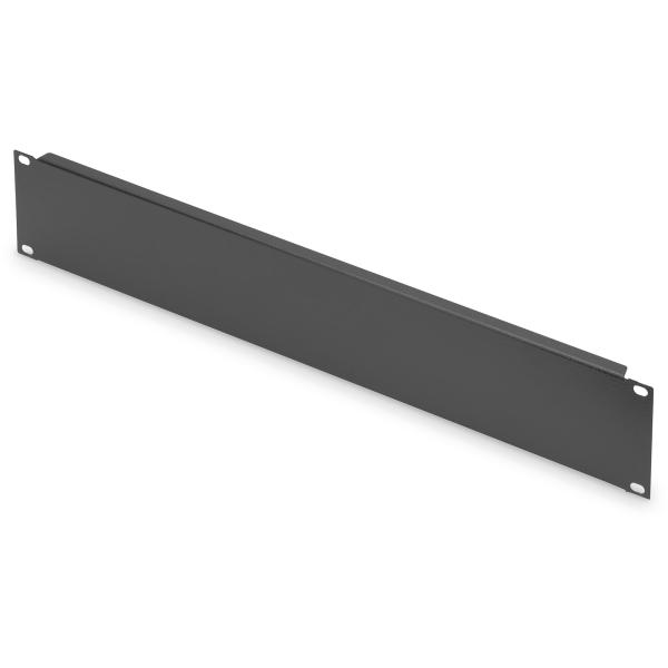 DIGITUS Abdeckplatte 2HE Blindabdeckung 483mm schwarz DN-19 BPN-02-SW