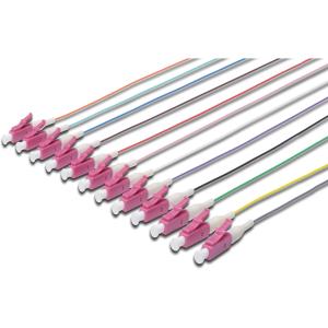 DIGITUS LWL Pigtails LC simplex OM4 12Stk 2.00m DK-25332-02-4