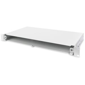 DIGITUS LWL Spleißbox 1HE unbestückt ausziehbar schnellversc DN-96200-QL