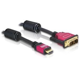 DELOCK Kabel HDMI A/DVI - 18+1 - St/St 1.8m 84342