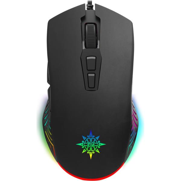 INCA Gaming Maus IMG-GT17 6400 DPI. RGB. 7 Tasten. USB. SW retail