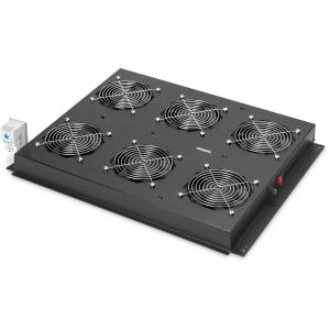 DIGITUS Dachlüftereinheit Unique 6 Lüfter schw. DN-19 FAN-6-SRV-B