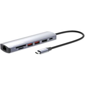 MANHATTAN 7-in-1 4K USB-C Dockingstation 1xHDMI 2xUSB 10Gb/s 153966
