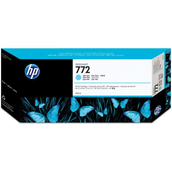 HP 772 original Ink cartridge CN632A light cyan standard capacity 300ml 1-pack