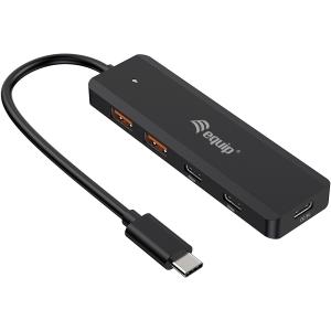 Equip USB-Hub 4-Port 3.2/C->2xUSB-C 2xUSB-A 10Gbps o.Netz.sw 128966