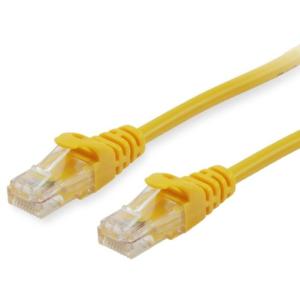 Equip Patchkabel Cat6 U/UTP 2xRJ45 10.00m gelb Polybeutel 625466