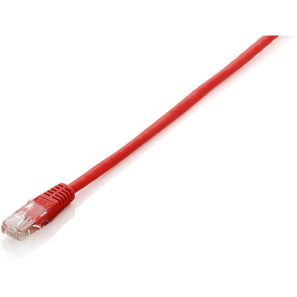 Equip Patchkabel Cat5e U/UTP 2xRJ45 7.50m rot Polybeutel 825425