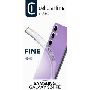 Cellularline Fine Case fr Samsung S24 FE Clear FINECGALS24FET