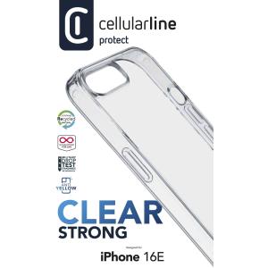Cellularline Clear Strong Case fr Apple iPhone 16e CLEARDUOIPHSE4T