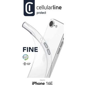 Cellularline Fine Case fr Apple iPhone 16e Clear FINECIPHSE4T