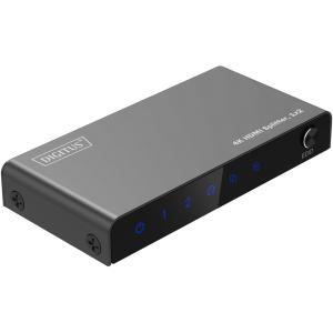 DIGITUS HDMI Splitter 1x2 4K/60Hz HDCP 2.3 EDID Control DS-55336