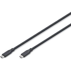 Digitus USB-C 3.2 (ST-ST) 1m Anschlusskabel Silikon 4K 100W Schwarz AK-300342-010-S