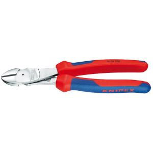 KNIPEX Kraft-Seitenschneider atramentiert 200 mm 74 05 200