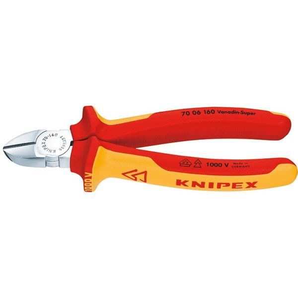VDE Seitenschneider 160 mm KNIPEX 70 06 160 (4003773021995)