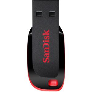STICK 64GB USB 2.0 SanDisk Cruzer Blade black/red SDCZ50-064G-B35