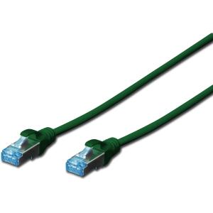 DIGITUS Patchkabel RJ45 SF/UTP Cat5e 0.50m grün Polybeutel DK-1531-005/G