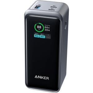 Anke Prime PowerBank 20.000mAh (200W) schwarz 2x USB-C 1x USB-A inkl. Display black A1336011
